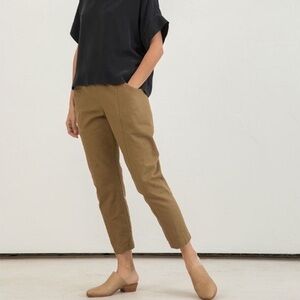 Elizabeth Suzann Clyde Canvas Work Pant in Clay